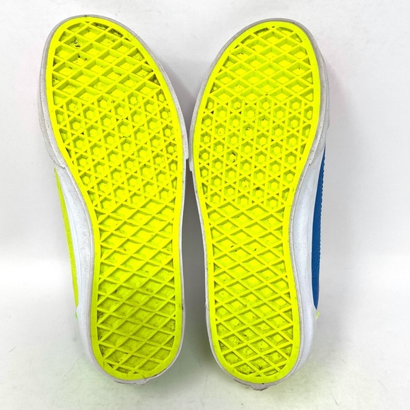 Vans Old Skool Neon Pink Blue Green‎ Youth 3 - Picture 7 of 8
